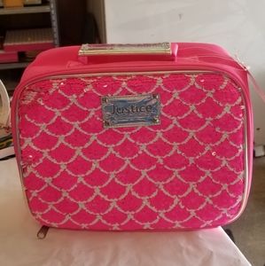 Justice Pink Mermaid Design Lunchbox
